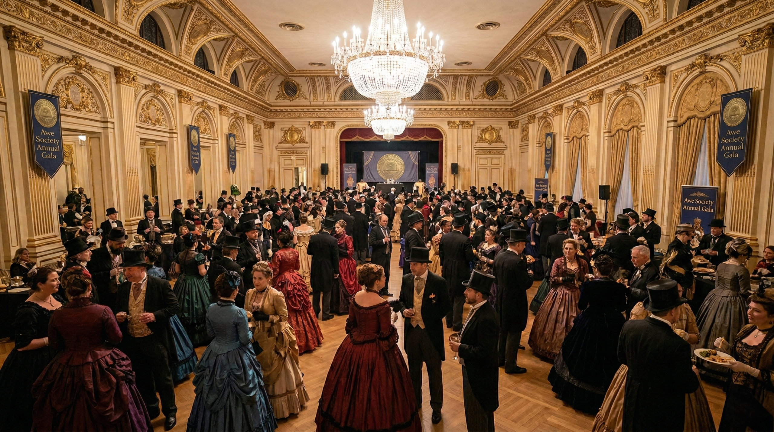 Elegant Victorian hall